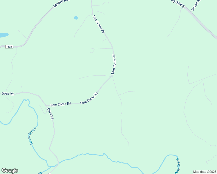map of restaurants, bars, coffee shops, grocery stores, and more near 1459 Sam Corns Road in Lawsonville