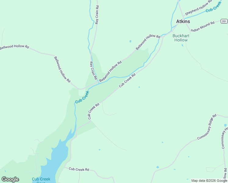 map of restaurants, bars, coffee shops, grocery stores, and more near 200 Cub Creek Road in Indian Mound