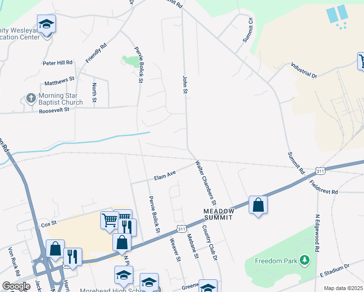 map of restaurants, bars, coffee shops, grocery stores, and more near 441 Wedgewood Court in Eden