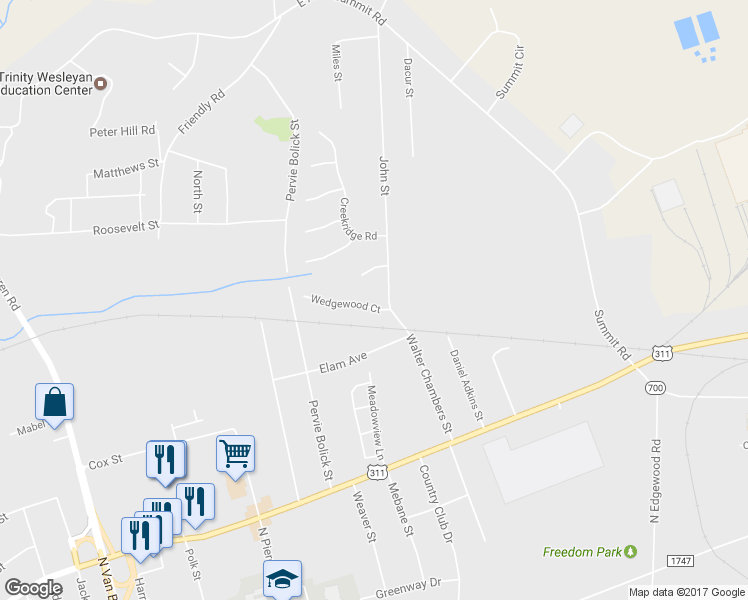 map of restaurants, bars, coffee shops, grocery stores, and more near 441 Wedgewood Court in Eden