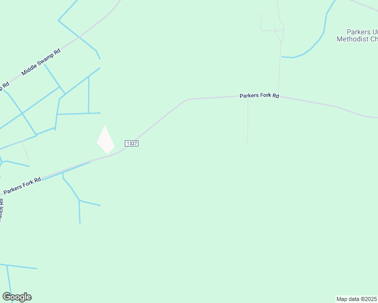 map of restaurants, bars, coffee shops, grocery stores, and more near Parkers Fork Road in Gates County