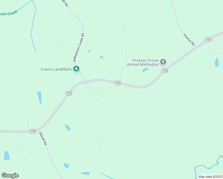 map of restaurants, bars, coffee shops, grocery stores, and more near 9720 North Carolina 700 in Pelham