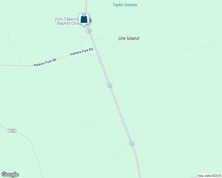 map of restaurants, bars, coffee shops, grocery stores, and more near North Carolina 32 in Corapeake