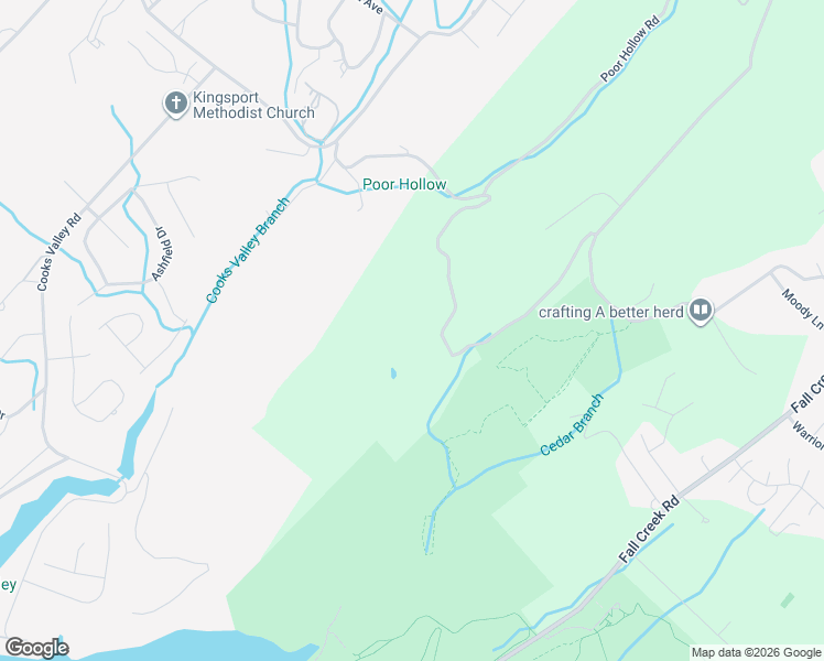 map of restaurants, bars, coffee shops, grocery stores, and more near 485 Red Cedar Branch Road in Kingsport