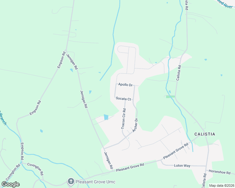 map of restaurants, bars, coffee shops, grocery stores, and more near 4025 Socata Ct in White House