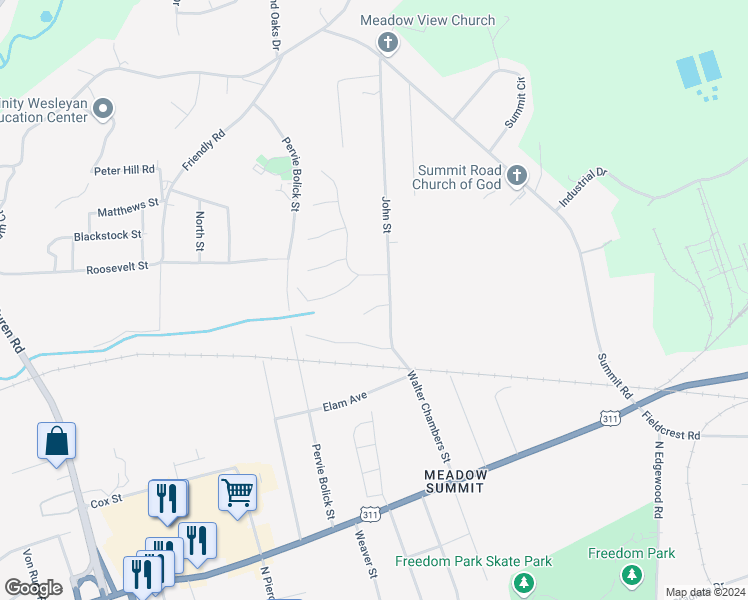 map of restaurants, bars, coffee shops, grocery stores, and more near 441 Belmont Court in Eden