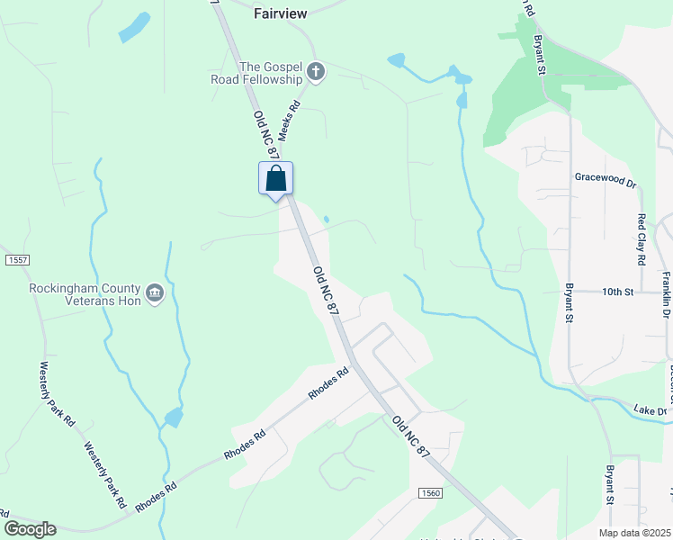 map of restaurants, bars, coffee shops, grocery stores, and more near 14075 Old State Highway 87 in Eden