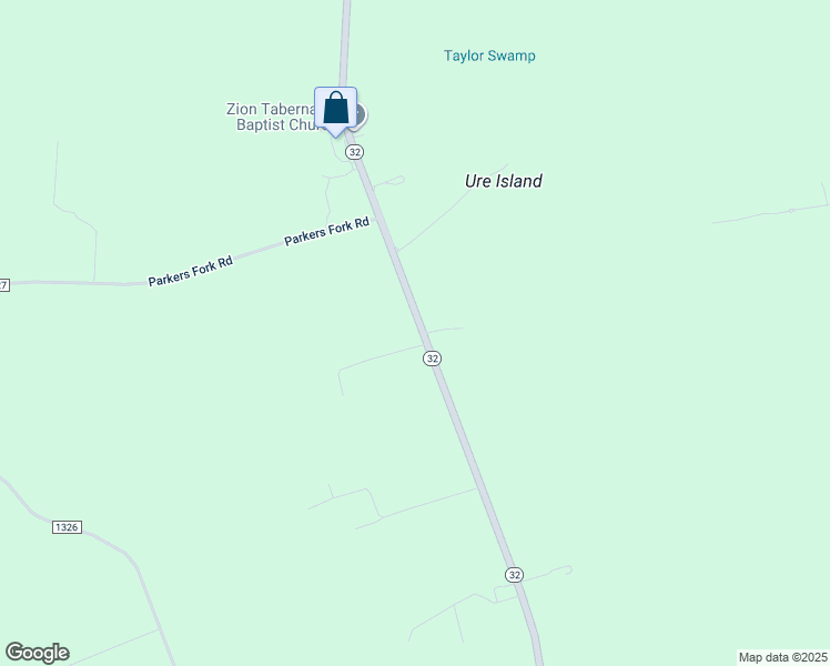 map of restaurants, bars, coffee shops, grocery stores, and more near 1175 North Carolina 32 in Corapeake