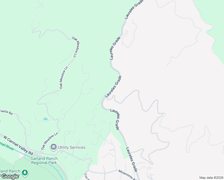 map of restaurants, bars, coffee shops, grocery stores, and more near 26594 Laureles Grade in Carmel Valley