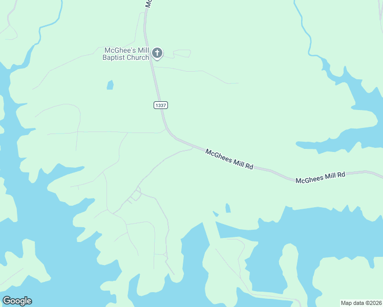 map of restaurants, bars, coffee shops, grocery stores, and more near 8589 McGhees Mill Road in Semora