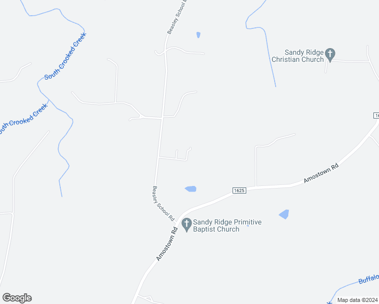 map of restaurants, bars, coffee shops, grocery stores, and more near 3845 Beasley School Road in Sandy Ridge