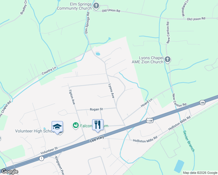 map of restaurants, bars, coffee shops, grocery stores, and more near 321 Lyons Ave in Church Hill
