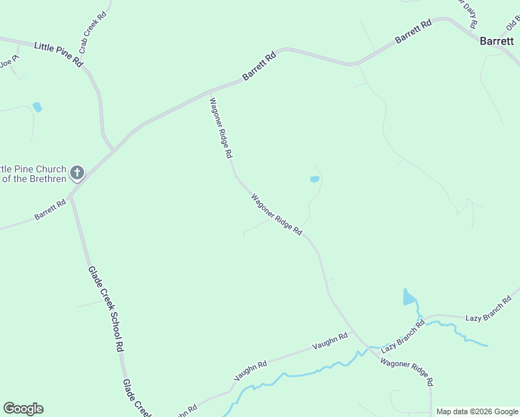 map of restaurants, bars, coffee shops, grocery stores, and more near 1345 Wagoner Ridge Road in Ennice