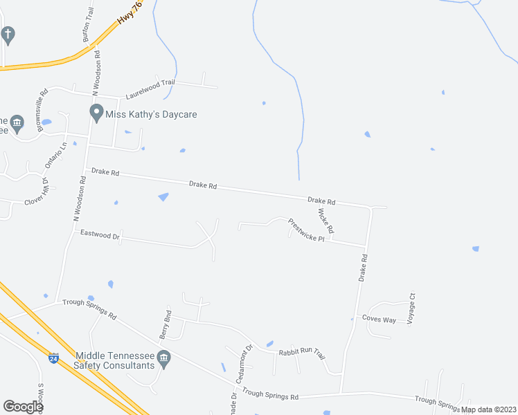 map of restaurants, bars, coffee shops, grocery stores, and more near 3540 Drake Road in Adams