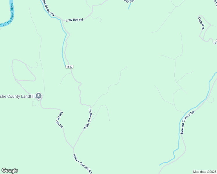 map of restaurants, bars, coffee shops, grocery stores, and more near Farm Road in Ashe County