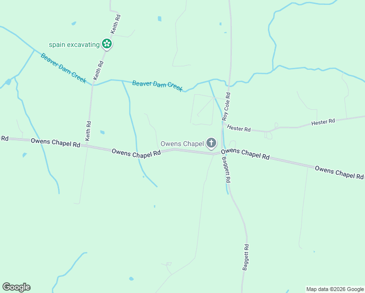 map of restaurants, bars, coffee shops, grocery stores, and more near 6710 Owens Chapel Road in Springfield