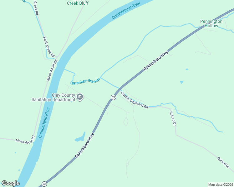 map of restaurants, bars, coffee shops, grocery stores, and more near 4189 Gainesboro Highway in Celina