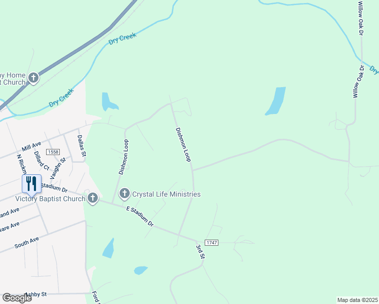 map of restaurants, bars, coffee shops, grocery stores, and more near 550 Dishmon Loop in Eden