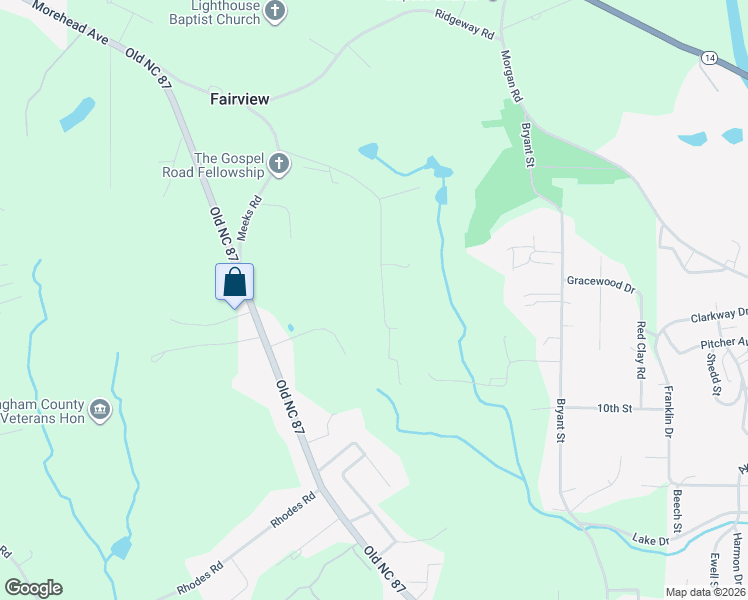 map of restaurants, bars, coffee shops, grocery stores, and more near 356 Denson Road in Eden