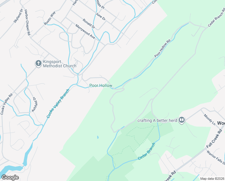 map of restaurants, bars, coffee shops, grocery stores, and more near 713 Harbor Springs Road in Kingsport