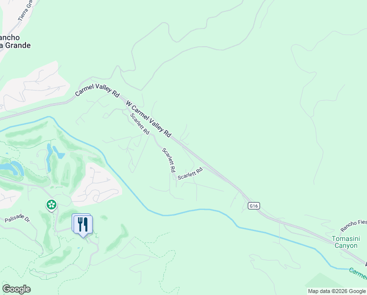map of restaurants, bars, coffee shops, grocery stores, and more near 930 West Carmel Valley Road in Carmel Valley