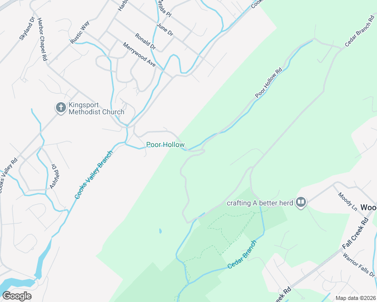 map of restaurants, bars, coffee shops, grocery stores, and more near 713 Harbor Springs Road in Kingsport