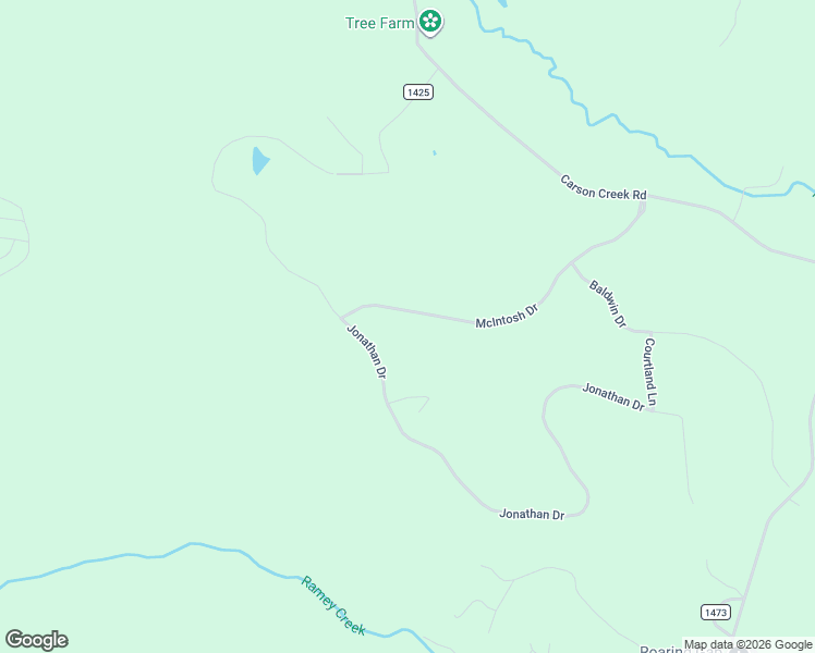 map of restaurants, bars, coffee shops, grocery stores, and more near 603 Jonathan Drive in Lowgap