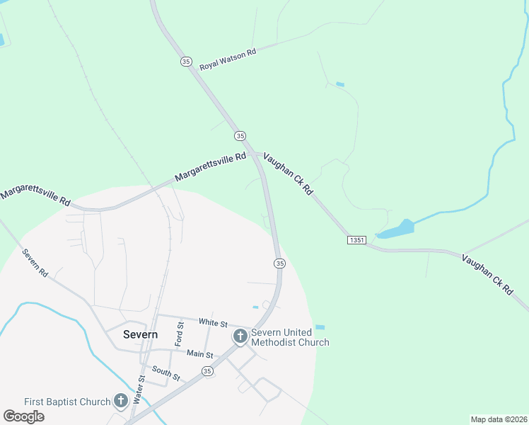 map of restaurants, bars, coffee shops, grocery stores, and more near 9365 North Carolina 35 in Pendleton