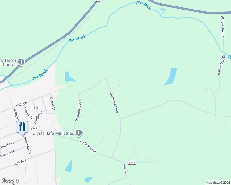 map of restaurants, bars, coffee shops, grocery stores, and more near 520 Dishmon Loop in Eden