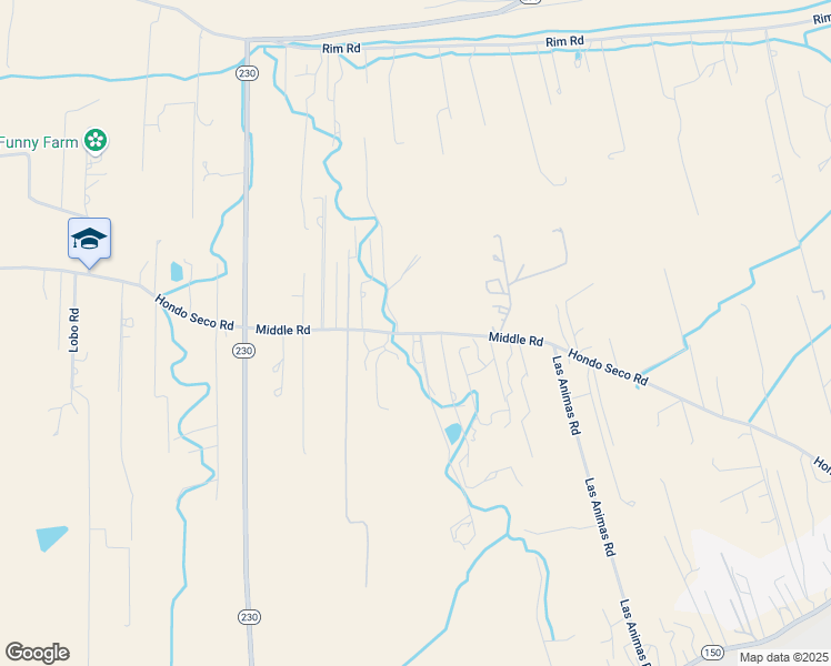 map of restaurants, bars, coffee shops, grocery stores, and more near 372 Hondo Seco Road in El Prado