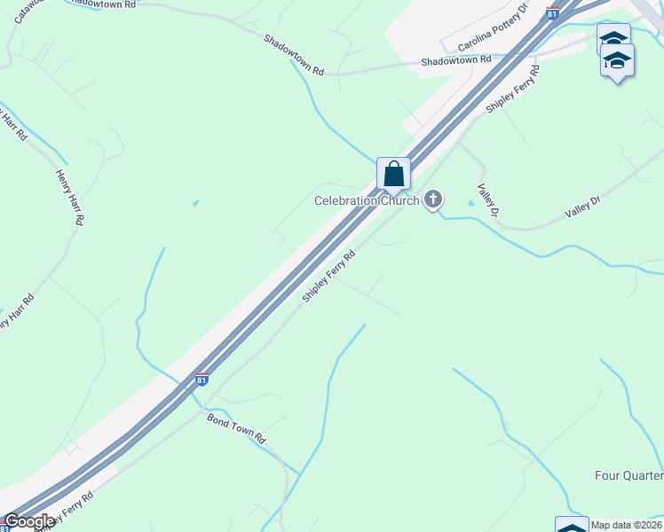 map of restaurants, bars, coffee shops, grocery stores, and more near 534 Shipley Ferry Road in Blountville