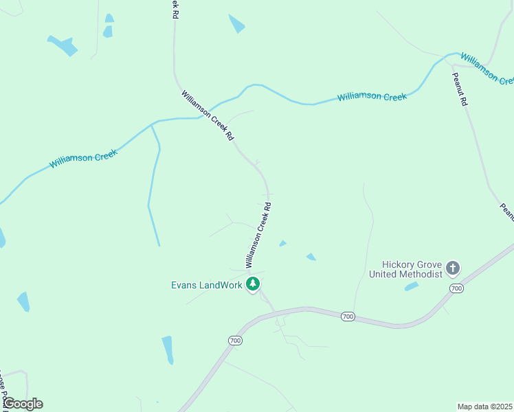 map of restaurants, bars, coffee shops, grocery stores, and more near 306 Williamson Creek Road in Ruffin
