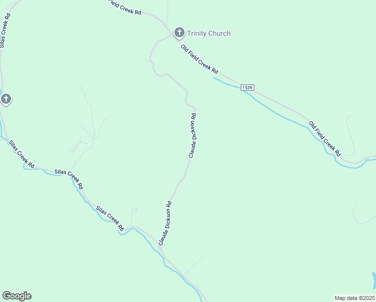 map of restaurants, bars, coffee shops, grocery stores, and more near 663 Claude Dickson Road in Grassy Creek