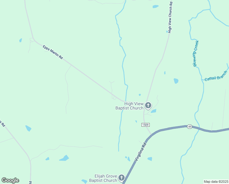 map of restaurants, bars, coffee shops, grocery stores, and more near 270 Epps Martin Road in Roxboro