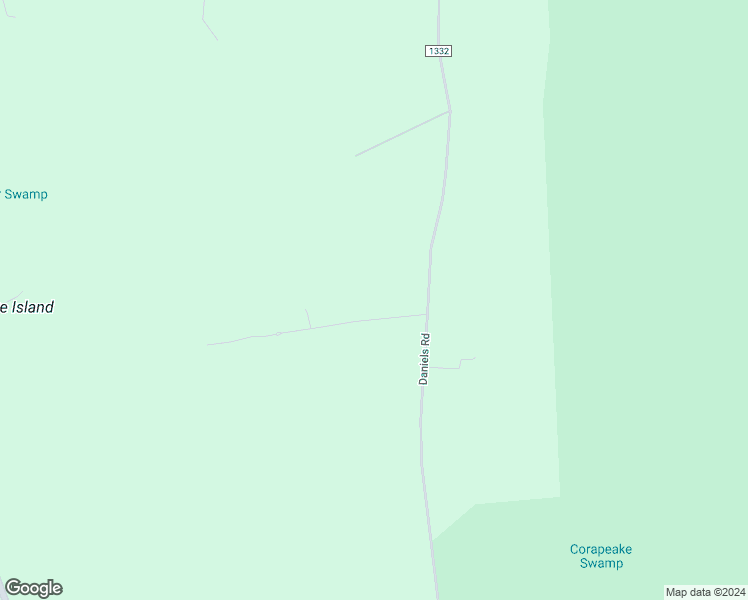 map of restaurants, bars, coffee shops, grocery stores, and more near 21 Stocks Lane in Corapeake