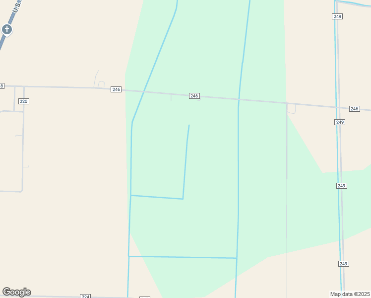 map of restaurants, bars, coffee shops, grocery stores, and more near 3451 County Highway 264 in Gideon
