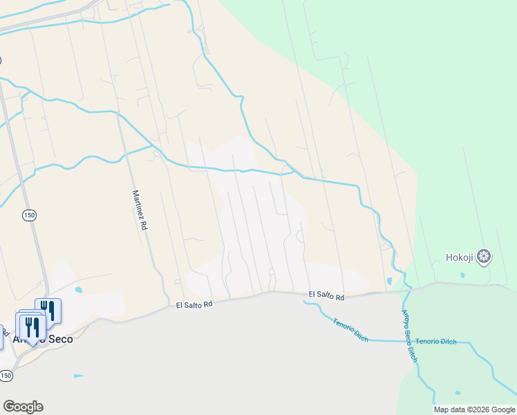 map of restaurants, bars, coffee shops, grocery stores, and more near Calle Caballeros in Arroyo Seco