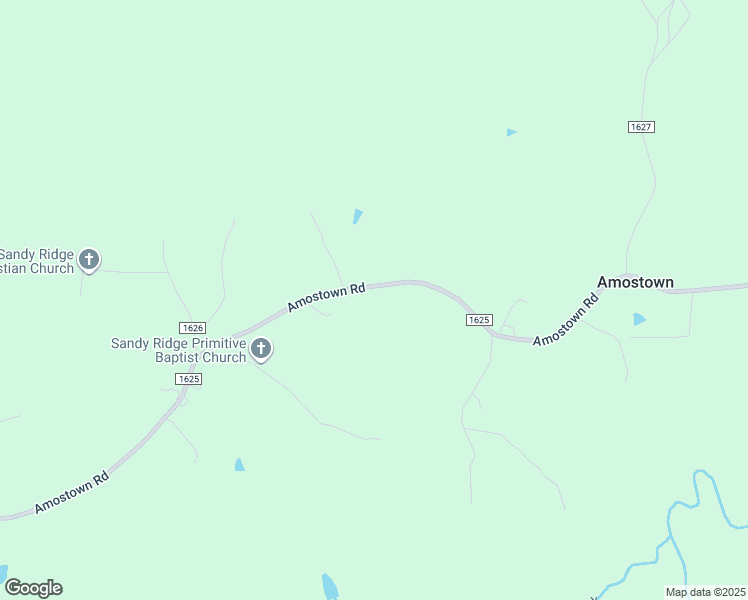 map of restaurants, bars, coffee shops, grocery stores, and more near 2464 Amostown Road in Sandy Ridge