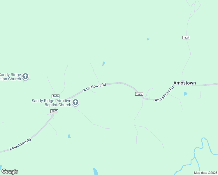 map of restaurants, bars, coffee shops, grocery stores, and more near 2464 Amostown Road in Sandy Ridge