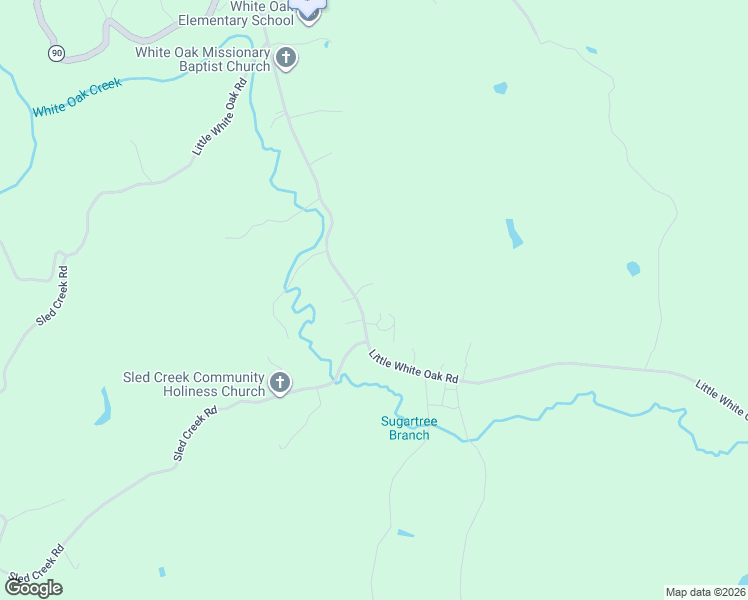 map of restaurants, bars, coffee shops, grocery stores, and more near 5270 White Oak Road in Duff