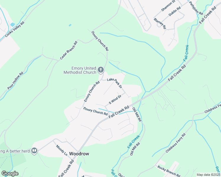 map of restaurants, bars, coffee shops, grocery stores, and more near 4824 Lake Park Court in Kingsport
