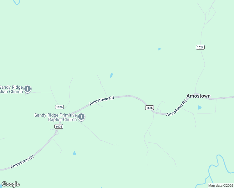 map of restaurants, bars, coffee shops, grocery stores, and more near 2465 Amostown Road in Sandy Ridge