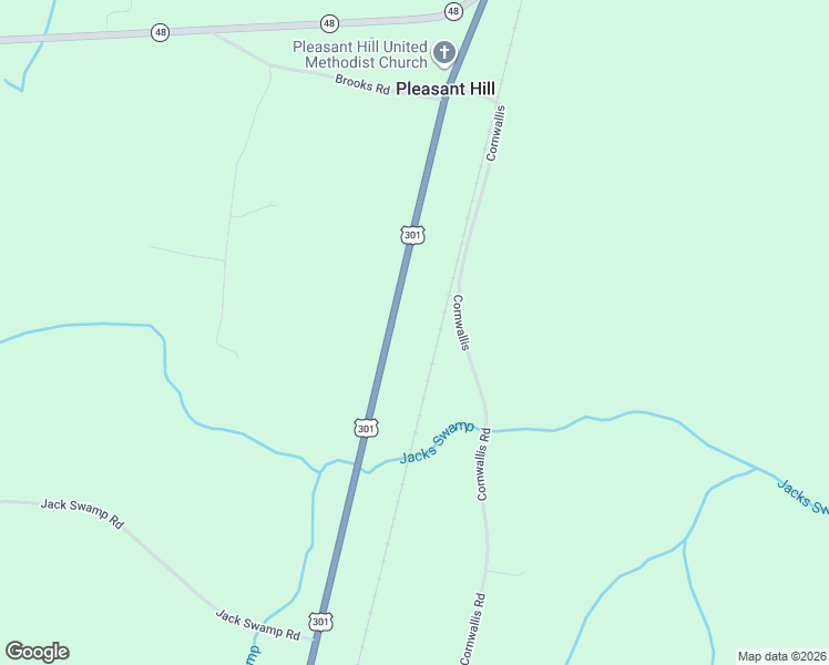 map of restaurants, bars, coffee shops, grocery stores, and more near 4018 U.S. 301 in Pleasant Hill