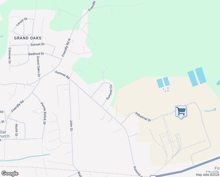 map of restaurants, bars, coffee shops, grocery stores, and more near 738 Summit Circle in Eden