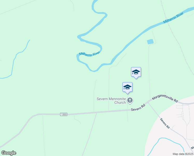 map of restaurants, bars, coffee shops, grocery stores, and more near 3747 Severn Road in Margarettsville