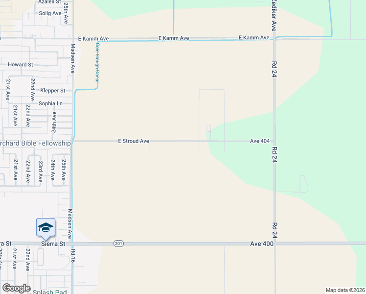 map of restaurants, bars, coffee shops, grocery stores, and more near 14519 East Stroud Avenue in Kingsburg
