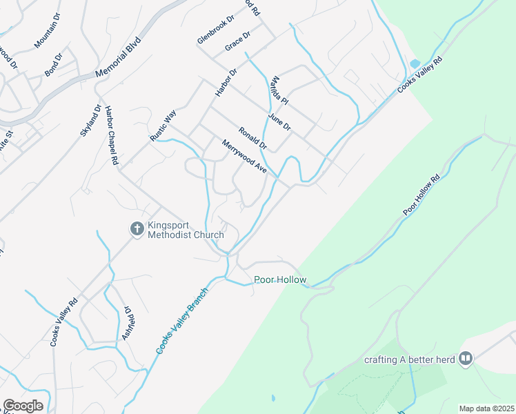 map of restaurants, bars, coffee shops, grocery stores, and more near 4532 Stillwood Avenue in Kingsport