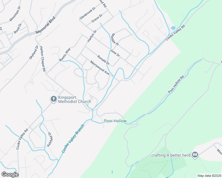 map of restaurants, bars, coffee shops, grocery stores, and more near 4532 Stillwood Avenue in Kingsport