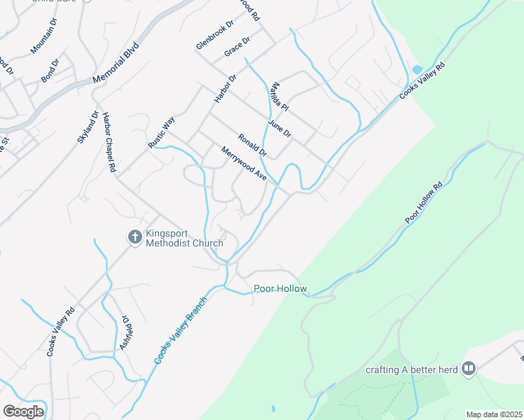 map of restaurants, bars, coffee shops, grocery stores, and more near 4532 Stillwood Avenue in Kingsport