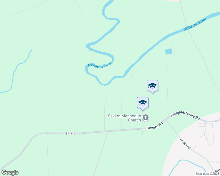 map of restaurants, bars, coffee shops, grocery stores, and more near 3747 Severn Road in Margarettsville